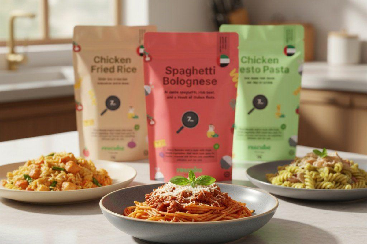 Variety of Rescube meal packages